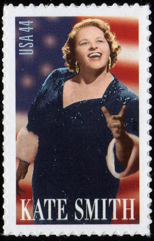 SC#4463 44¢ Kate Smith Single (2010) SA