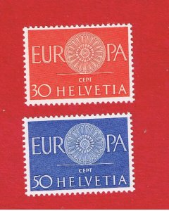 Switzerland #400-401   MNH OG  Europa    Free S/H