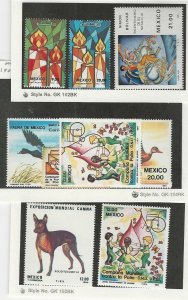 Mexico, Postage Stamp, #1328//1347a Mint NH, 1983-84