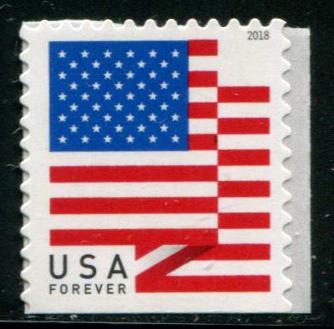 5262 US (50c) US Flag SA, MNH AP bklt sgl