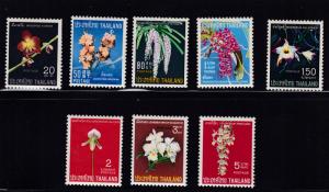 Thailand 1967 ORCHIDS set Complete (8) VF/Mint(*)