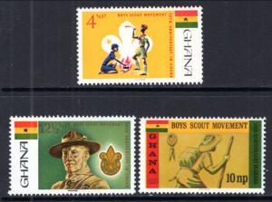 Ghana 308-310 Boy Scouts MNH VF