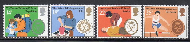 Great Britain #952-5 1981 Never Hinged F16