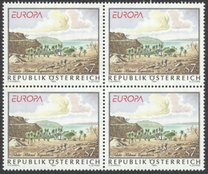 Austria Sc# 1641 MNH block/4 1994 Europa