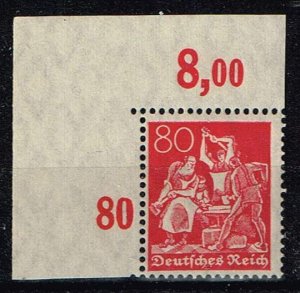 Germany 1921,Sc.#145 P MNH, Plate Printing Margin cv € 1,50