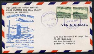 Newfoundland 1946 Pan American Airways First Clipper Air ...