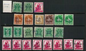 57485 - INDIA - LOT OF RELIEF stamps 1973 - OVER 100 STAMPS almost all DIFFERENT