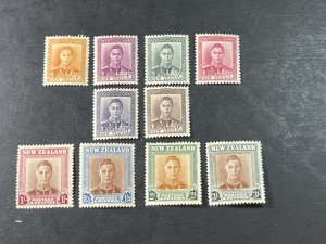 NEW ZEALAND # 258-268--MINT/HINGED----COMPLETE SET-----1947