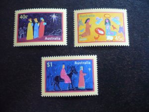 Stamps - Australia - Scott# 1713-1715 - Mint Never Hinged Set of 3 Stamps