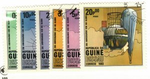 Guinea Bissau #442-7 used Balloons