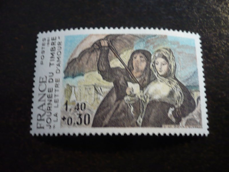Stamps - France - Scott# B538 - Mint Never Hinged Set of 1 Stamp