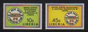 Liberia MNH sc# 1137-8 Educatiion 10CV $1.60