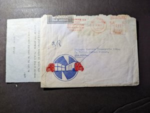 1961 Netherlands Airmail Crash Cover Rotterdam to Tel Aviv Israel
