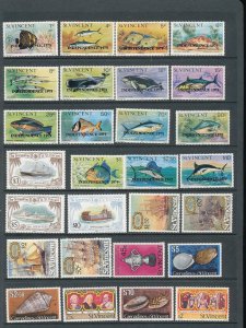 ST Vincent Grenadines Royalty Fish Diana Sport Specimens MNH MH (Apx 170(HP481) 