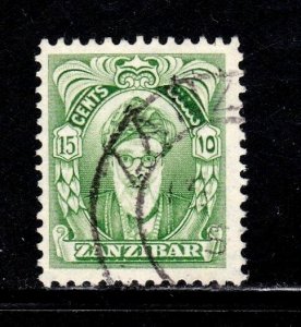 Zanzibar stamp #232, used, CV $3.00