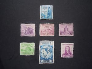 1933 US Commemorative Year Set #726/734 MNH OG F/VF