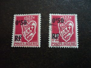 Stamps - Algeria - Scott# 190 - Mint Hinged & Used Set of 1 Stamp