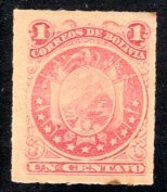 Bolivia #24   VF, Unused  Cat $4.00   ....   0710006
