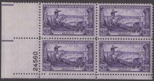 Scott # 1003 - US Plate Block Of 4 - Battle Of Brooklyn - MNH - 1951