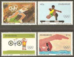 ZIMBABWE Sc# 473 - 476 MNH FVF Set-4 Summer Olympics
