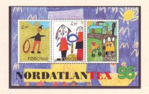 Faroe Islands Sc 304 1996 NORDATLANTEX stamp sheet mint NH