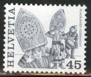 Switzerland Scott 639 MNH** Folk Costume stamp