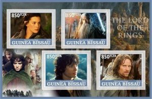 Stamps. Cinema. The Lord of the Rings 2021 year 1+1 sheets perforated MNH**