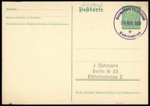 3rd Reich Germany Hermsdorf Friedland Sudetenland 1938 Annexation Provisi G70160
