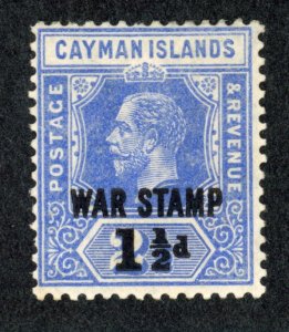 Cayman Islands MR4 MH 1917 War Tax