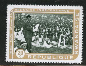 RWANDA Scott 470 Unused 1972 stamp