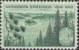 # 1106 MINT NEVER HINGED MINNESOTA STATEHOOD