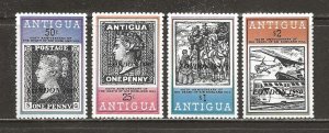 Antigua Scott catalog # 571a-571d Unused Hinged