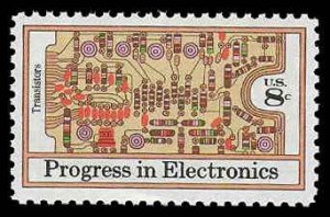 PCBstamps   US #1501 8c Electronics - Transistors, MNH, (25)