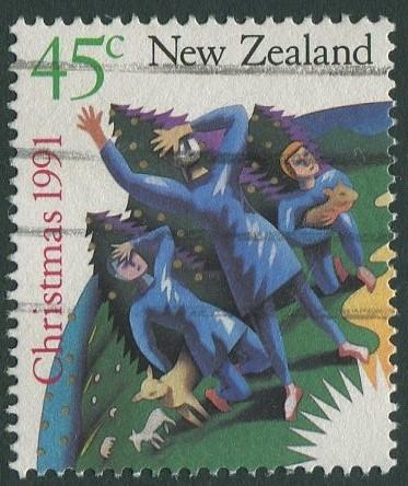 NEW ZEALAND 1991 - 45c USED