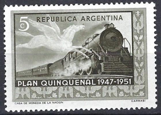 ARGENTINA   5c Brown    SG828     mounted mint