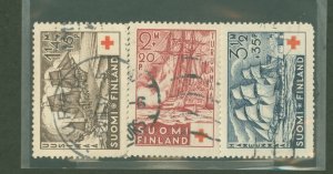 Finland #B24-B26  Single (Complete Set)