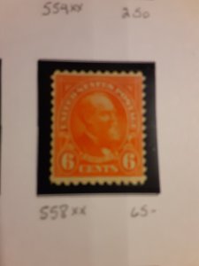 *United States #558             MNH