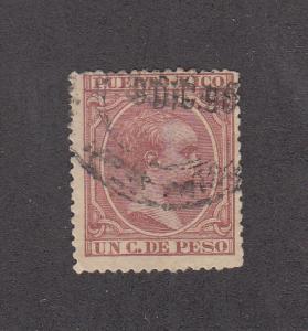 Puerto Rico Scott #98 Used Note