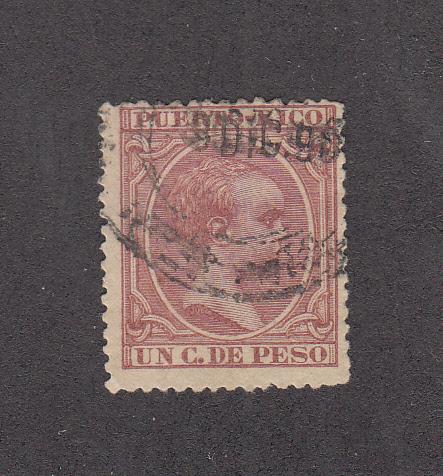 Puerto Rico Scott #98 Used Note