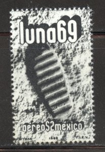 Mexico Scott C353 MNHOG - 1969 1st Manned Moon Landing - SCV $0.50