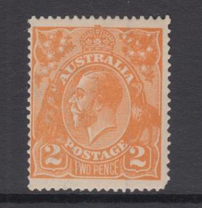 Australia Sc 27a MLH. 1920 2p orange KGV