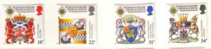 Great Britain Sc 1184-7 1987 Orders stamp set mint NH