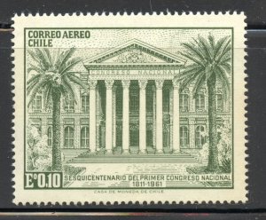 Chile Scott C245 MNHOG - 1961 National Congress 150th - SCV $0.95