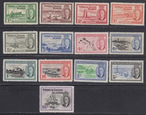 Turks & Caicos Islands #105-117 Mint Set