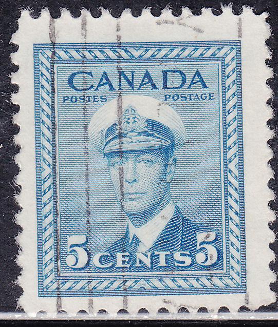 Canada 255 King George VI WWII War 1942