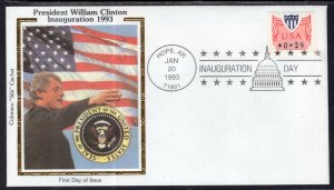 US Bill Clinton 1st Term Inauguration 1993 Colorano Cover