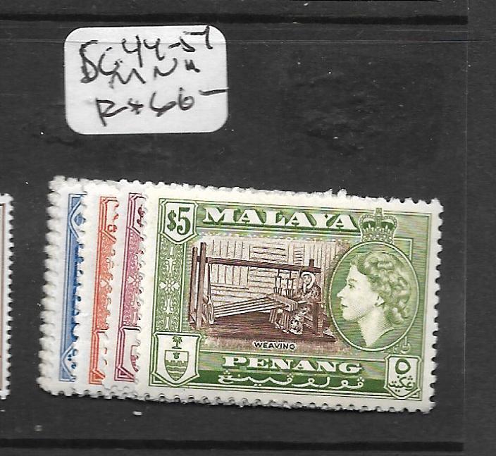 MALAYA PENANG  (PP0109B) QEII SG 44-54  MNH