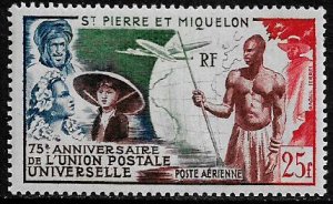 St Pierre & Miquelon #C18 MNH Stamp - UPU