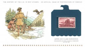 THE HISTORY OF THE U.S. IN MINT STAMPS LEWIS AND CLARK EXPEDITION