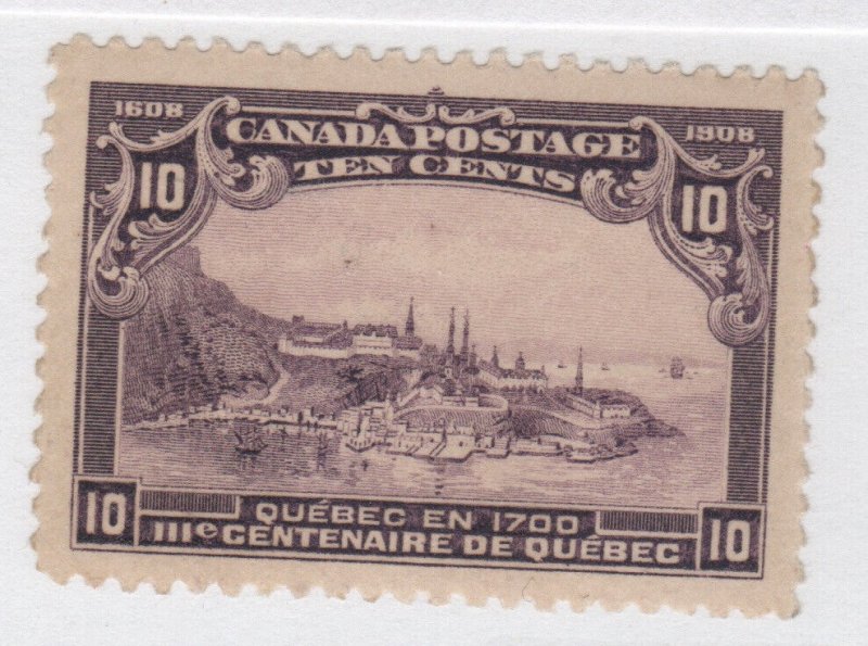 CANADA  #101 Quebec Tercentenary 10c VFNH JUMBO